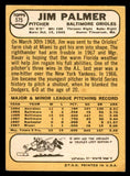 1968 Topps Baseball #575 Jim Palmer Orioles VG 541021