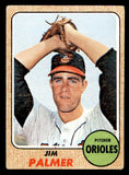 1968 Topps Baseball #575 Jim Palmer Orioles VG-EX 541022