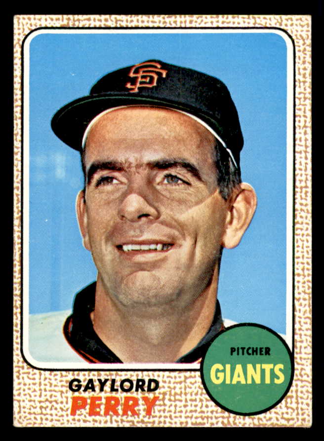 1968 Topps Baseball #085 Gaylord Perry Giants EX+/EX-MT 541025