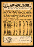 1968 Topps Baseball #085 Gaylord Perry Giants EX+/EX-MT 541025