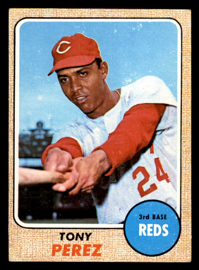 1968 Topps Baseball #130 Tony Perez Reds EX 541026