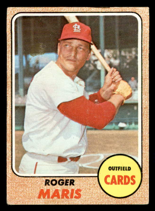 1968 Topps Baseball #330 Roger Maris Cardinals GD-VG 541035