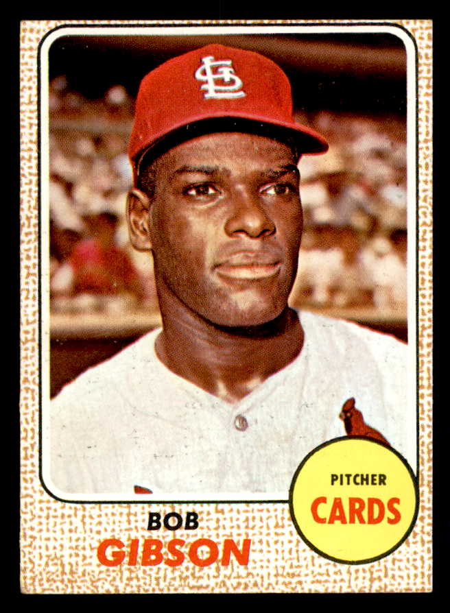 1968 Topps Baseball #100 Bob Gibson Cardinals EX+/EX-MT 541039
