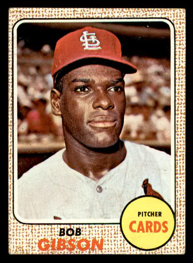 1968 Topps Baseball #100 Bob Gibson Cardinals EX 541040