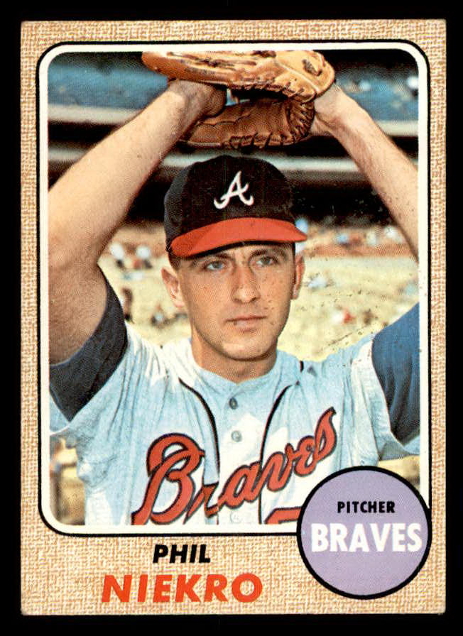 1968 Topps Baseball #257 Phil Niekro Braves EX 541041