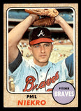 1968 Topps Baseball #257 Phil Niekro Braves EX 541041
