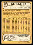 1968 Topps Baseball #240 Al Kaline Tigers VG-EX 541043