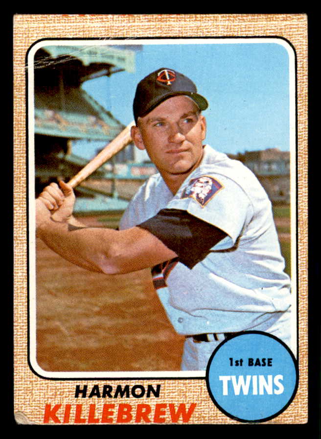 1968 Topps Baseball #220 Harmon Killebrew Twins VG 541047