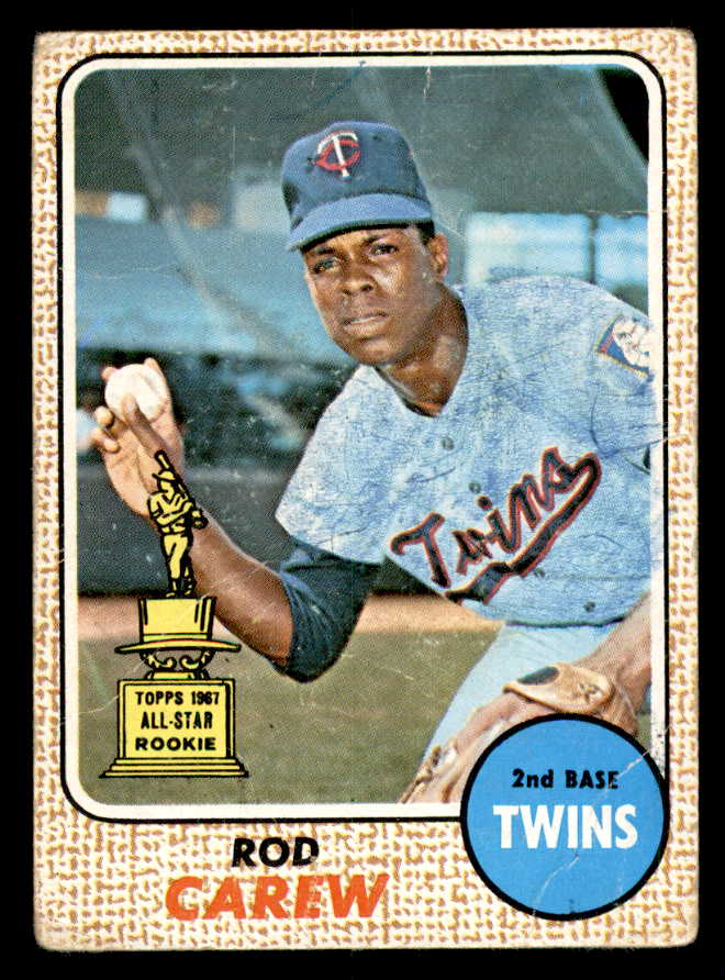 1968 Topps Baseball #080 Rod Carew Twins FR-GD 541053