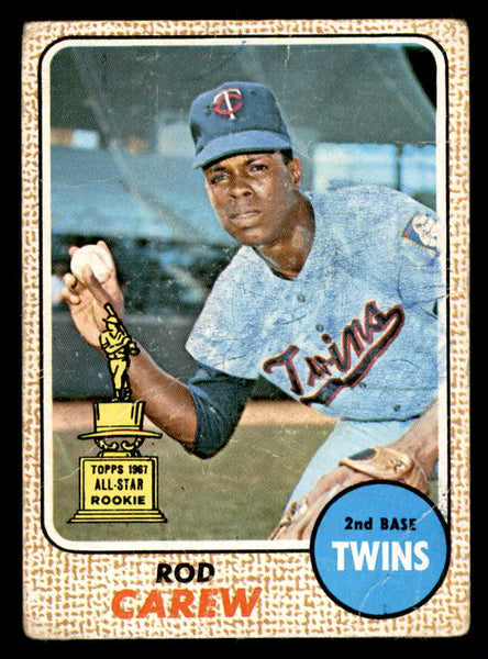 1968 Topps Baseball #080 Rod Carew Twins FR-GD 541053