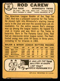 1968 Topps Baseball #080 Rod Carew Twins VG 541054