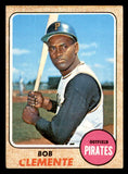 1968 Topps Baseball #150 Roberto Clemente Pirates VG 541056