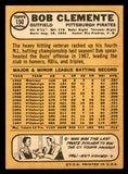 1968 Topps Baseball #150 Roberto Clemente Pirates VG 541056