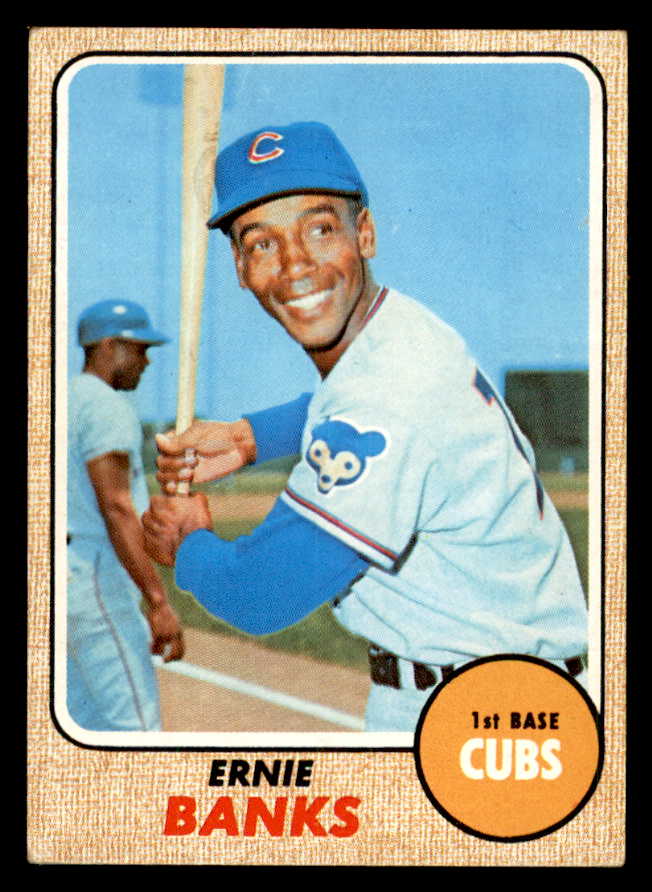 1968 Topps Baseball #355 Ernie Banks Cubs EX 541060