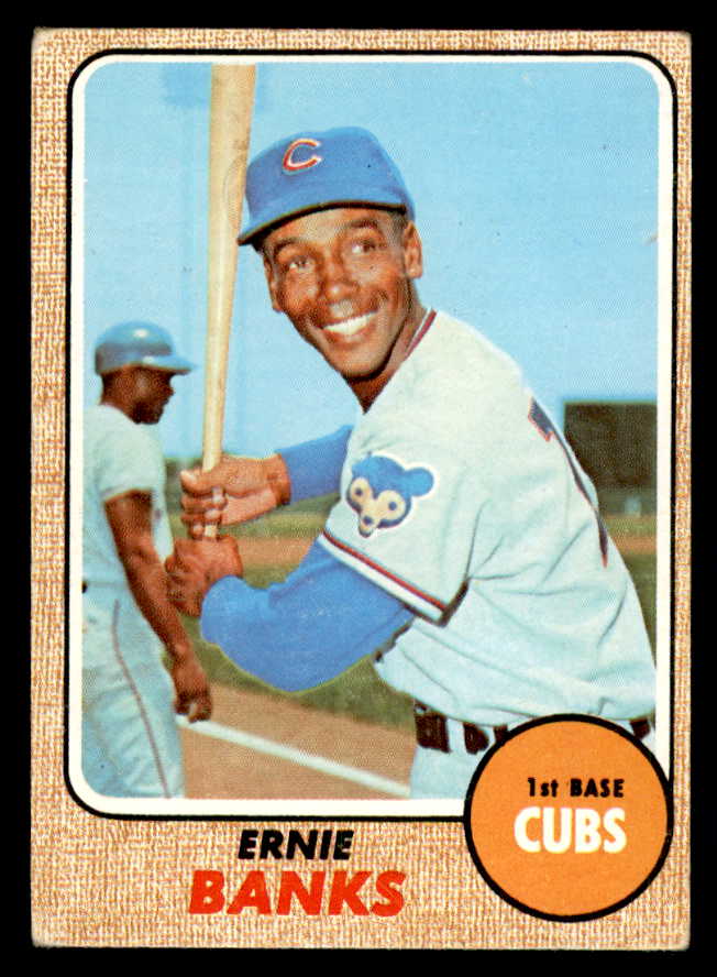 1968 Topps Baseball #355 Ernie Banks Cubs EX 541061
