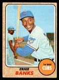 1968 Topps Baseball #355 Ernie Banks Cubs EX 541061