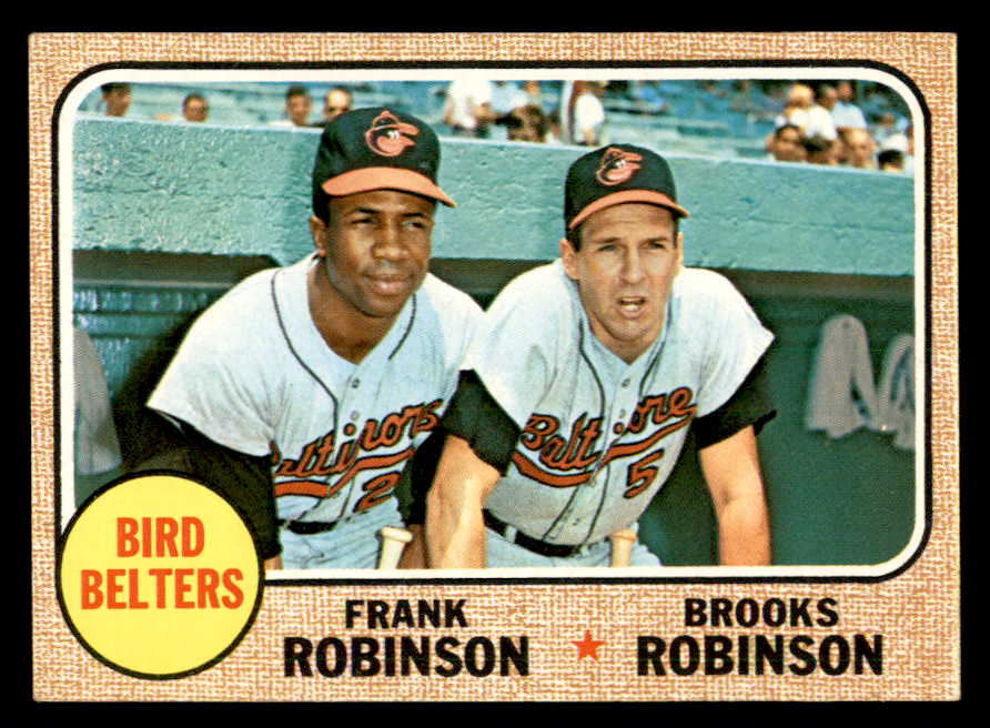 1968 Topps Baseball #530 Brooks Robinson Frank Robinson EX-MT 541067