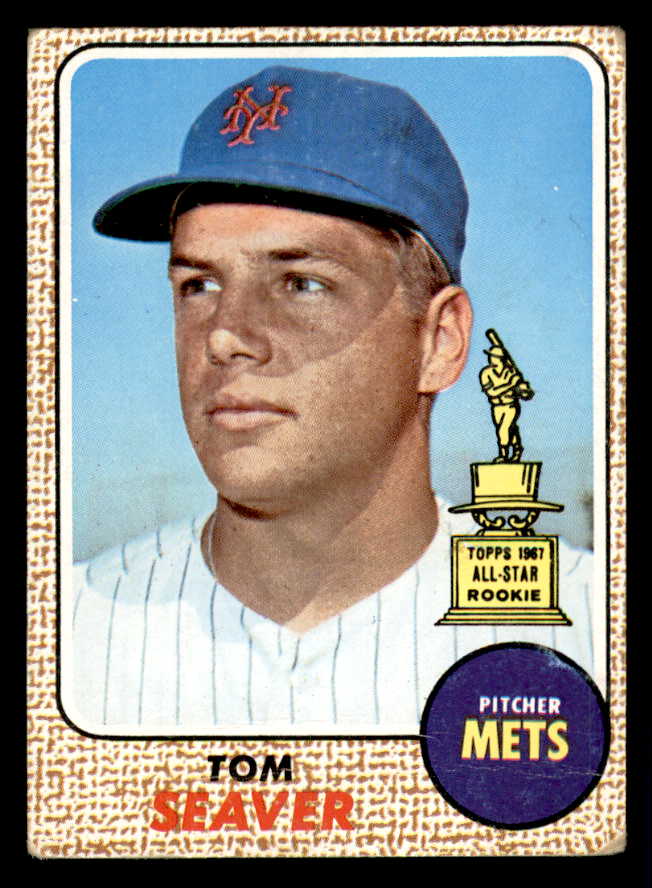 1968 Topps Baseball #045 Tom Seaver Mets VG 541071