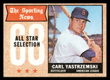1968 Topps Baseball #369 Carl Yastrzemski A.S. Red Sox VG-EX 541072