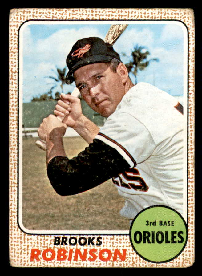 1968 Topps Baseball #020 Brooks Robinson Orioles VG 541076