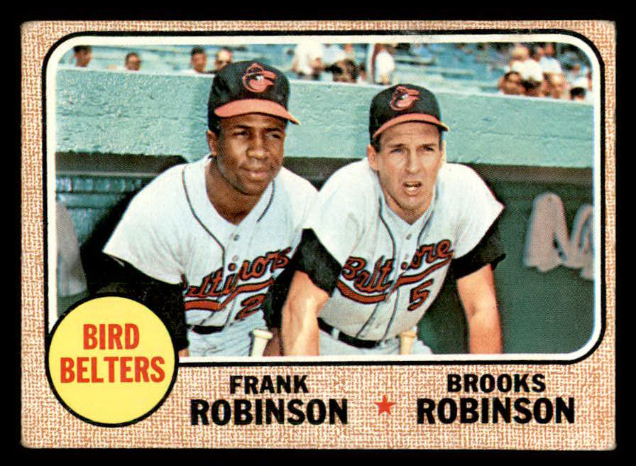 1968 Topps Baseball #530 Brooks Robinson Frank Robinson VG-EX 541079