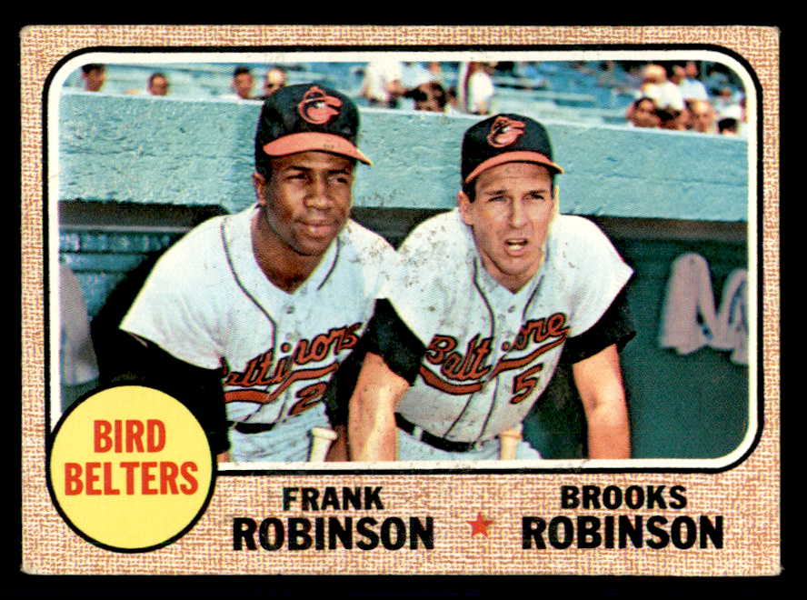 1968 Topps Baseball #530 Brooks Robinson Frank Robinson VG-EX 541080