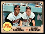 1968 Topps Baseball #530 Brooks Robinson Frank Robinson VG-EX 541080