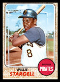 1968 Topps Baseball #086 Willie Stargell Pirates EX 541082