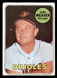 1969 Topps Baseball #516 Earl Weaver Orioles GD-VG 541100
