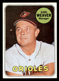 1969 Topps Baseball #516 Earl Weaver Orioles NR-MT 541101