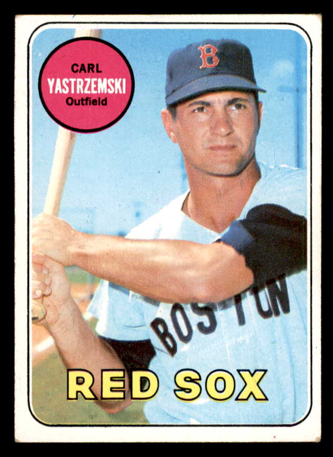 1969 Topps Baseball #130 Carl Yastrzemski Red Sox EX 541103