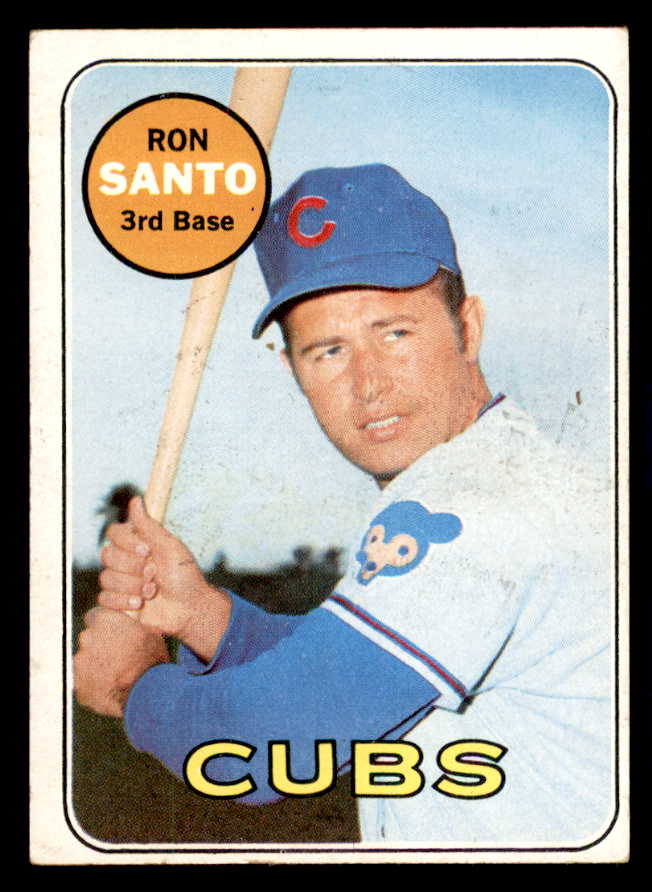 1969 Topps Baseball #570 Ron Santo Cubs EX 541104