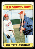 1969 Topps Baseball #539 Ted Williams Mike Epstein FR-GD 541108