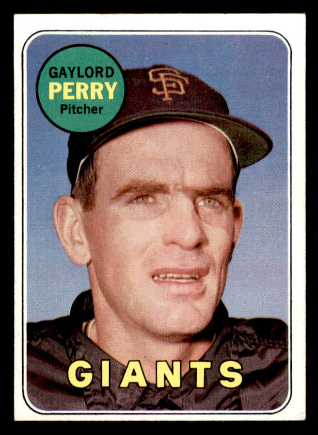 1969 Topps Baseball #485 Gaylord Perry Giants EX+/EX-MT 541109