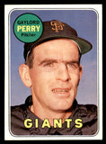 1969 Topps Baseball #485 Gaylord Perry Giants EX 541110