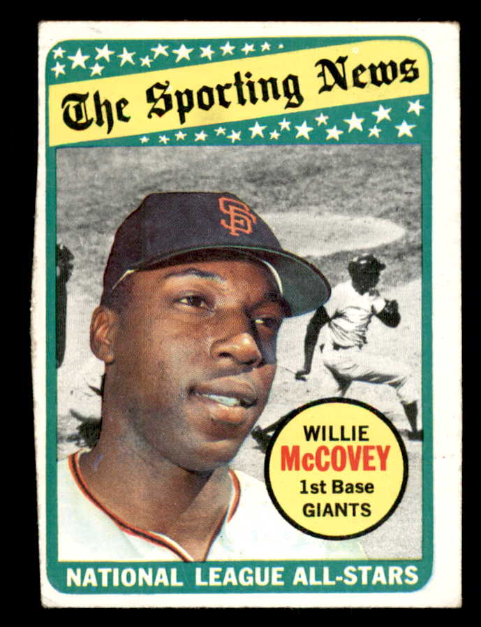 1969 Topps Baseball #416 Willie McCovey A.S. Giants VG 541120