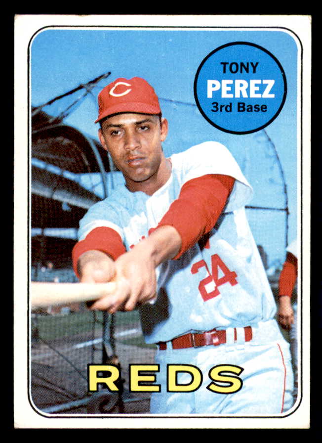 1969 Topps Baseball #295 Tony Perez Reds EX 541122