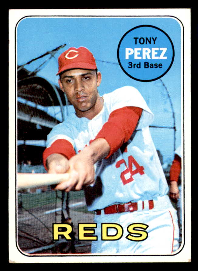 1969 Topps Baseball #295 Tony Perez Reds EX+/EX-MT 541123