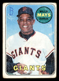 1969 Topps Baseball #190 Willie Mays Giants Poor 541126