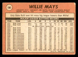 1969 Topps Baseball #190 Willie Mays Giants Poor 541127