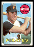 1969 Topps Baseball #335 Bill Mazeroski Pirates EX+/EX-MT 541130