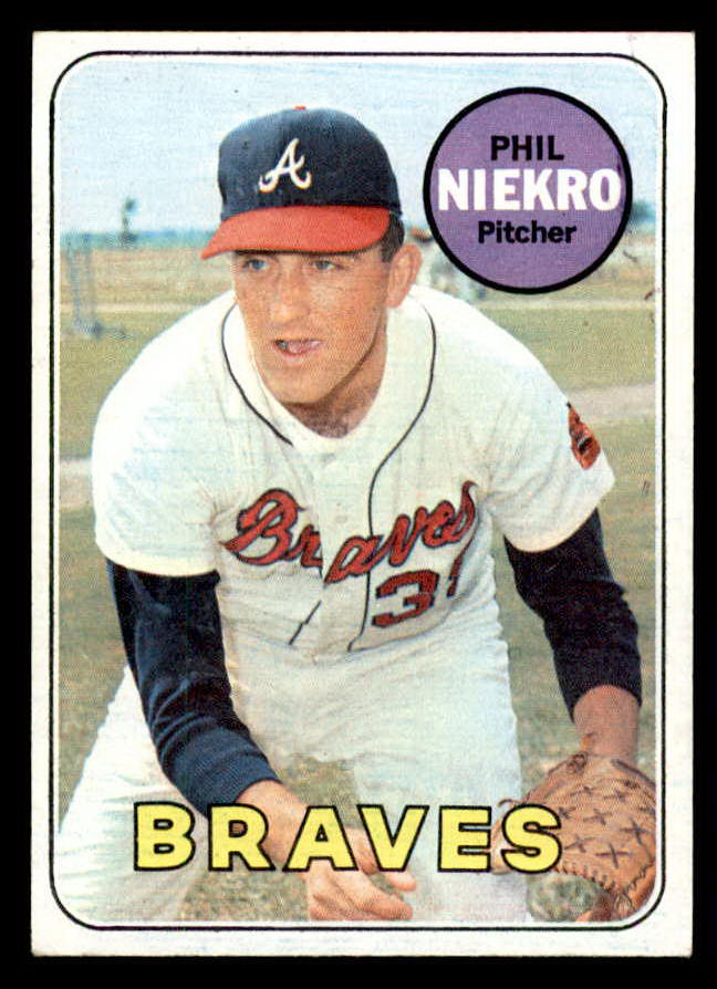 1969 Topps Baseball #355 Phil Niekro Braves EX 541132
