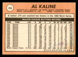 1969 Topps Baseball #410 Al Kaline Tigers EX+/EX-MT 541135