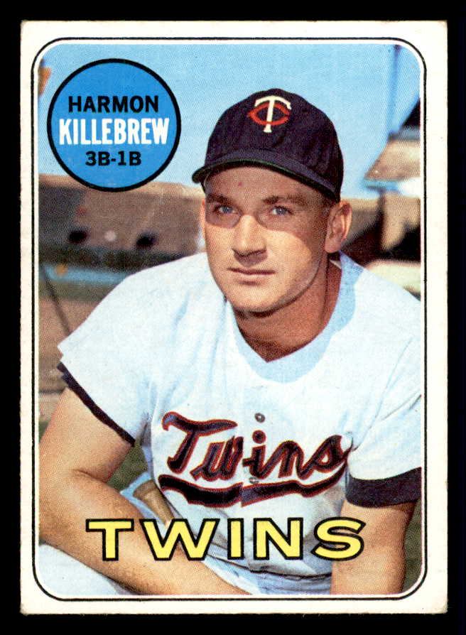 1969 Topps Baseball #375 Harmon Killebrew Twins EX 541138