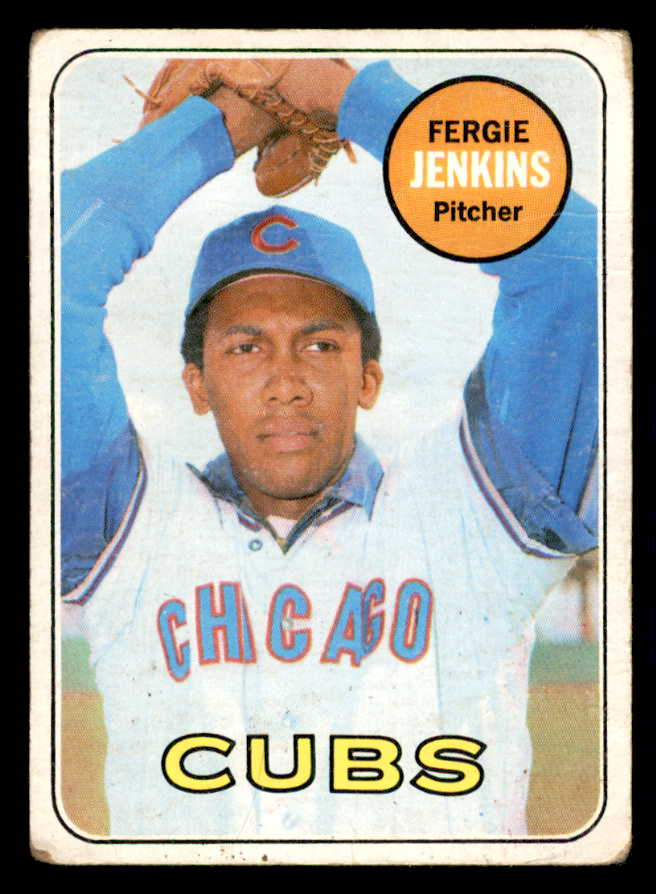 1969 Topps Baseball #640 Fergie Jenkins Cubs GD-VG 541139
