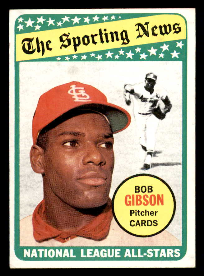 1969 Topps Baseball #432 Bob Gibson A.S. Cardinals EX-MT 541143