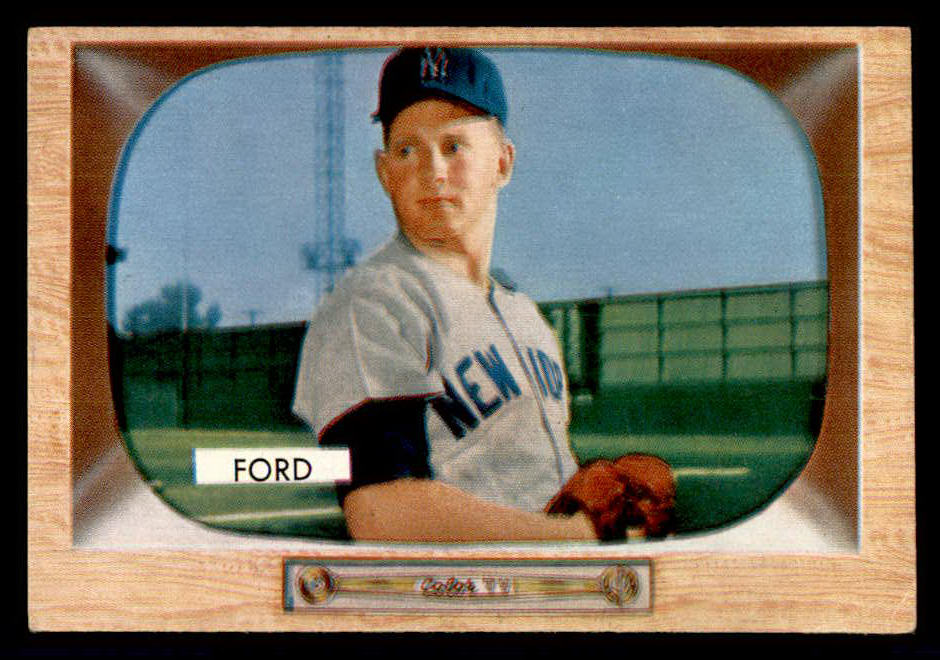 1955 Bowman Baseball #059 Whitey Ford Yankees VG 541151