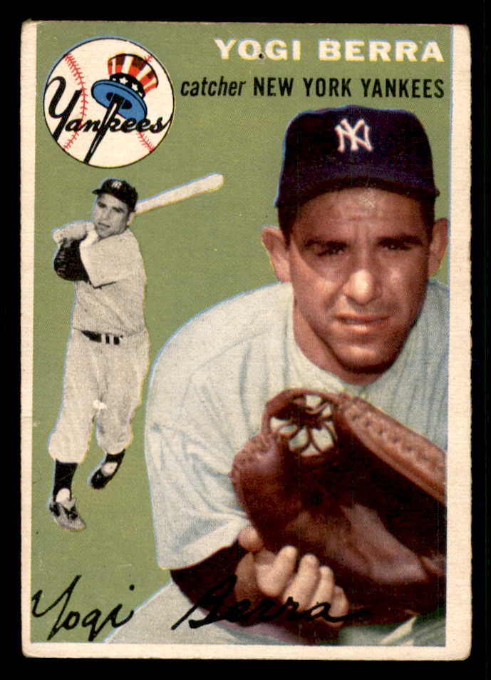 1954 Topps Baseball #050 Yogi Berra Yankees VG 541155