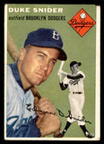 1954 Topps Baseball #032 Duke Snider Dodgers VG 541156