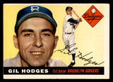 1955 Topps Baseball #187 Gil Hodges Dodgers VG 541164